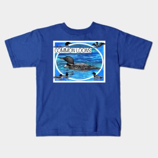 Common Loon Kids T-Shirt